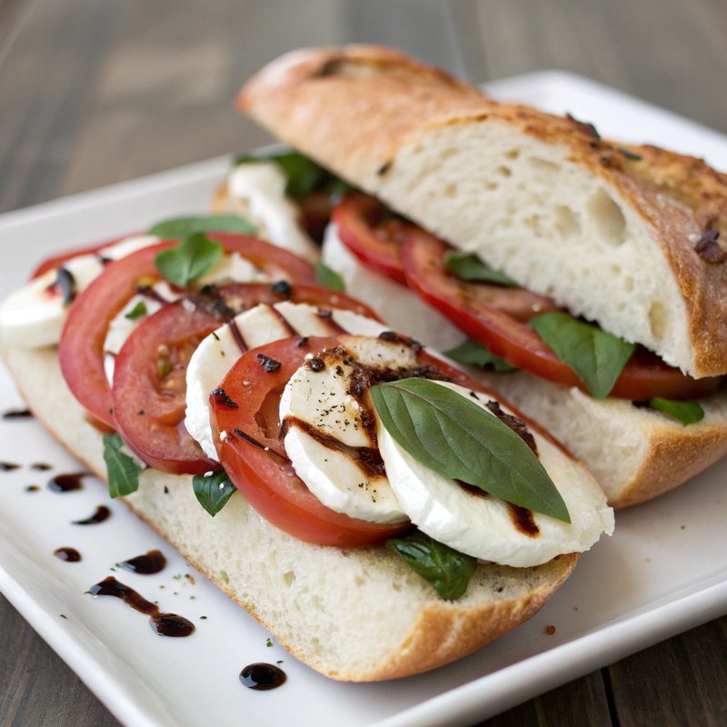 Classic Italian Caprese Sandwich