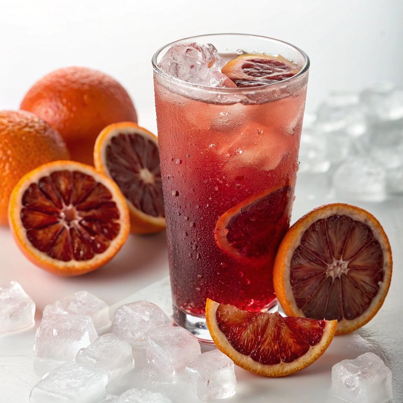 Blood Orange Italian Soda