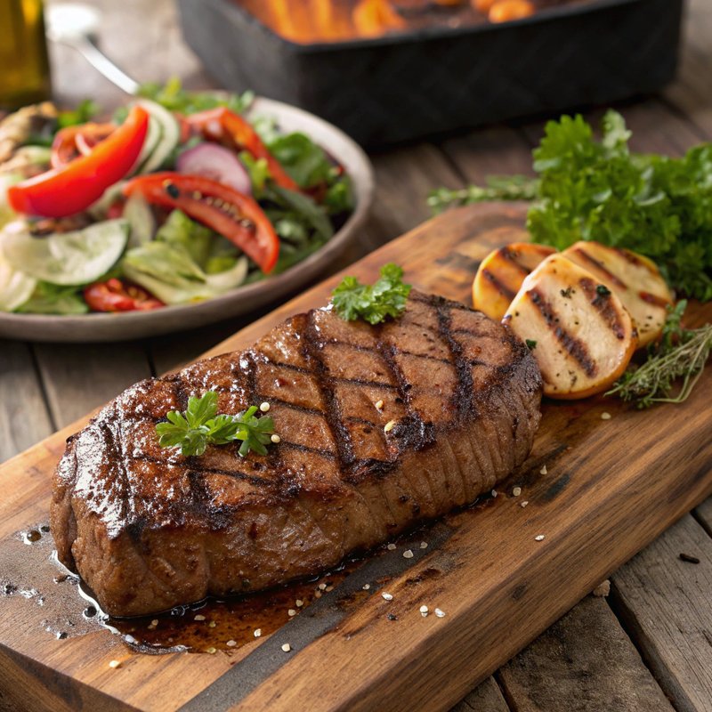 Grilled Bottom Sirloin Steak