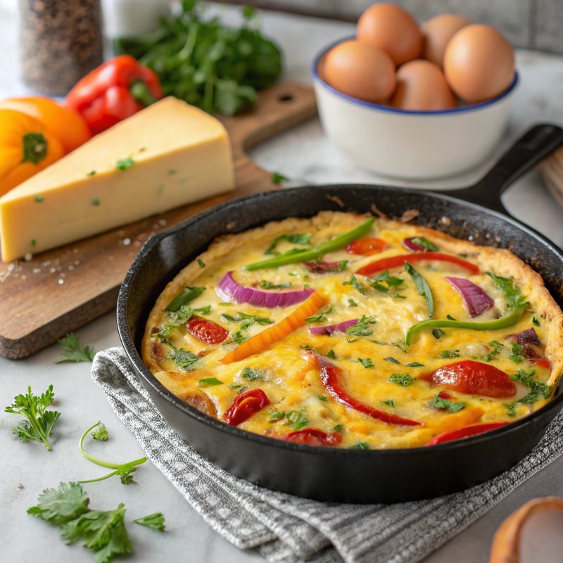 Cheesy Vegetable Frittata