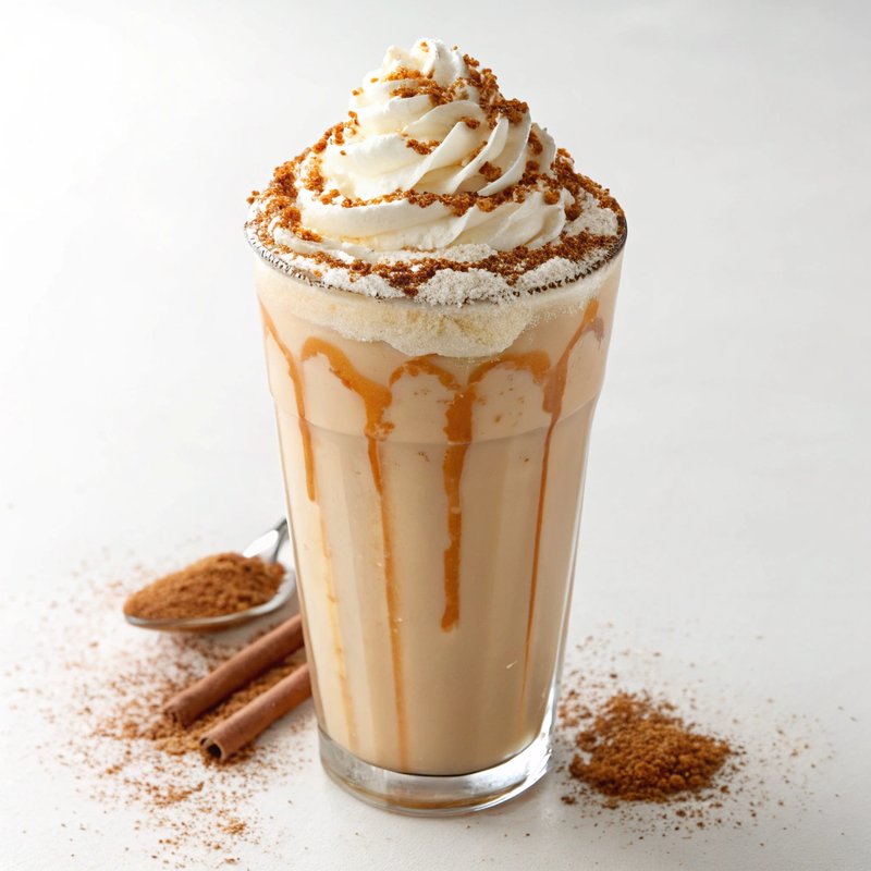 Eggnog Salted Caramel Milkshake