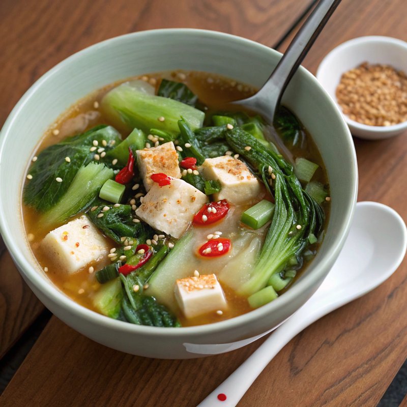 Bok Choy and Miso Soup