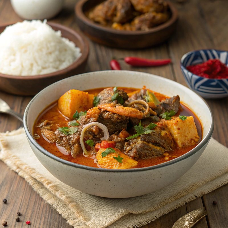 Ukodo (Nigerian Yam and Plantain Pepper Soup)