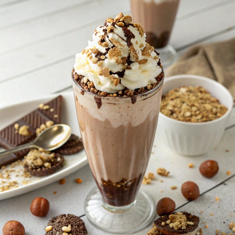 Decadent Ferrero Rocher Milkshake