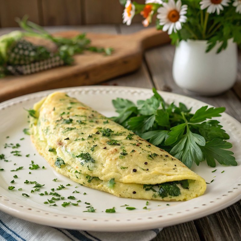 Omelette aux Herbes