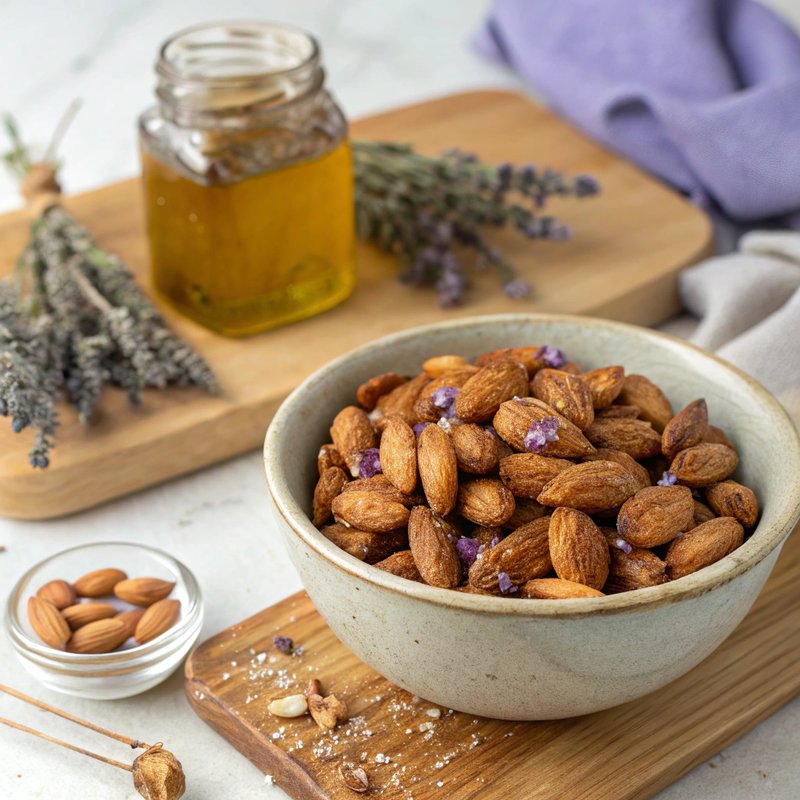 Lavender and Honey Roasted Almonds