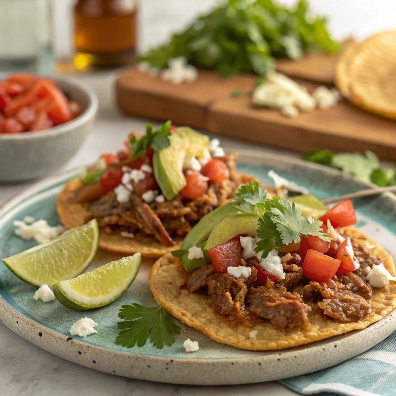 Carnitas Tostada