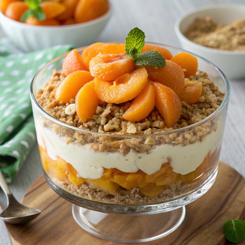 Apricot Crisp Trifle
