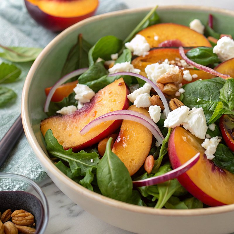 Peach and Nectarine Summer Salad