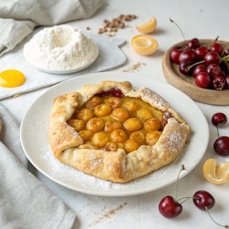 Rainier Cherry Galette