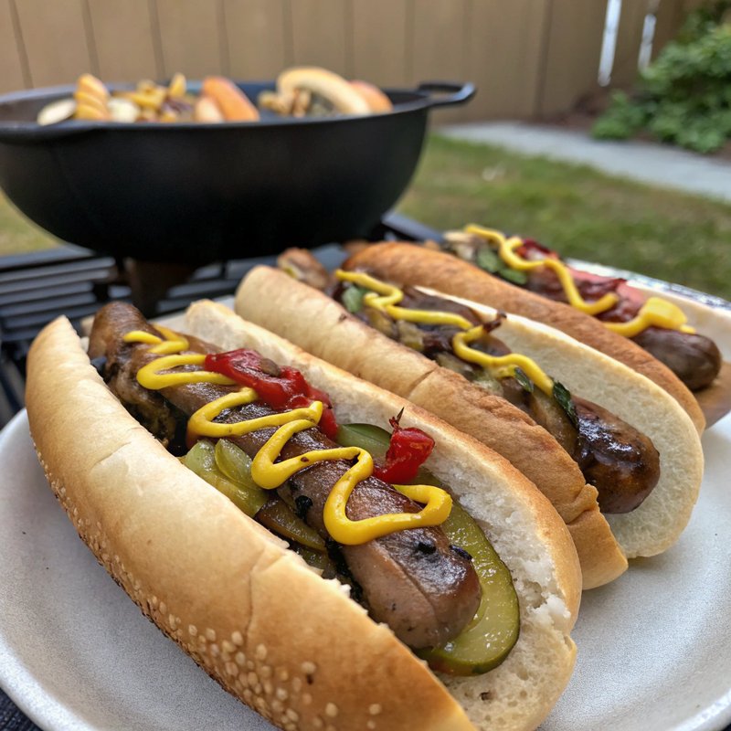 Grilled Portobello Dogs
