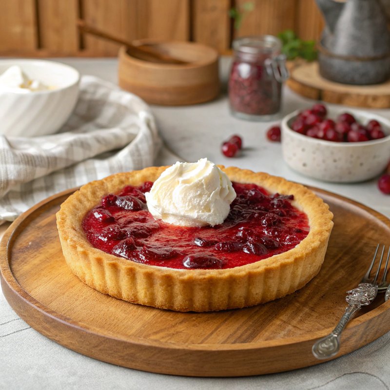 Puolukkapiirakka (Finnish Lingonberry Pie)