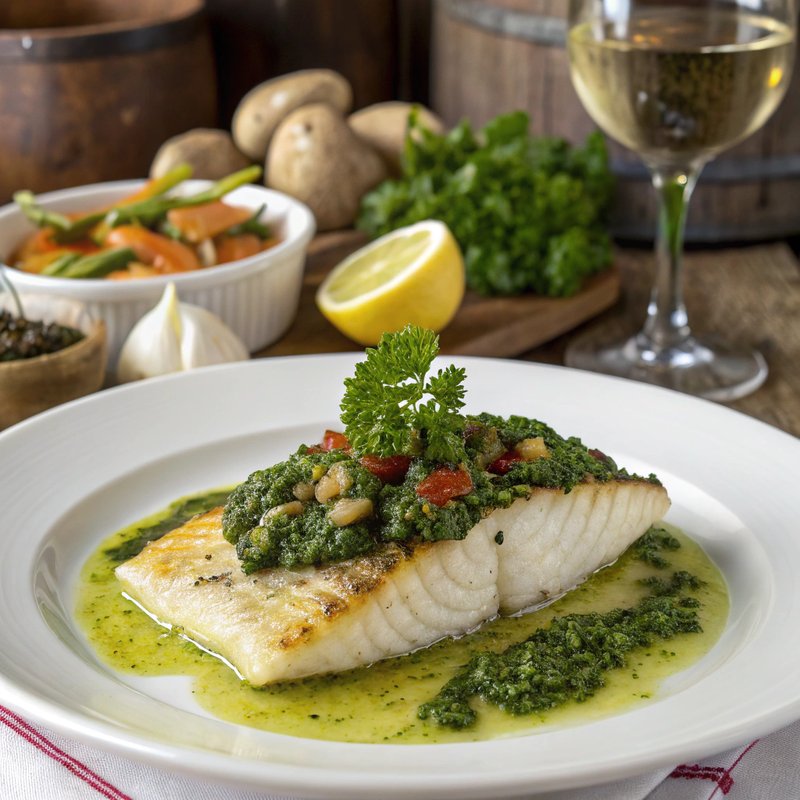Turbot a La Donostiarra