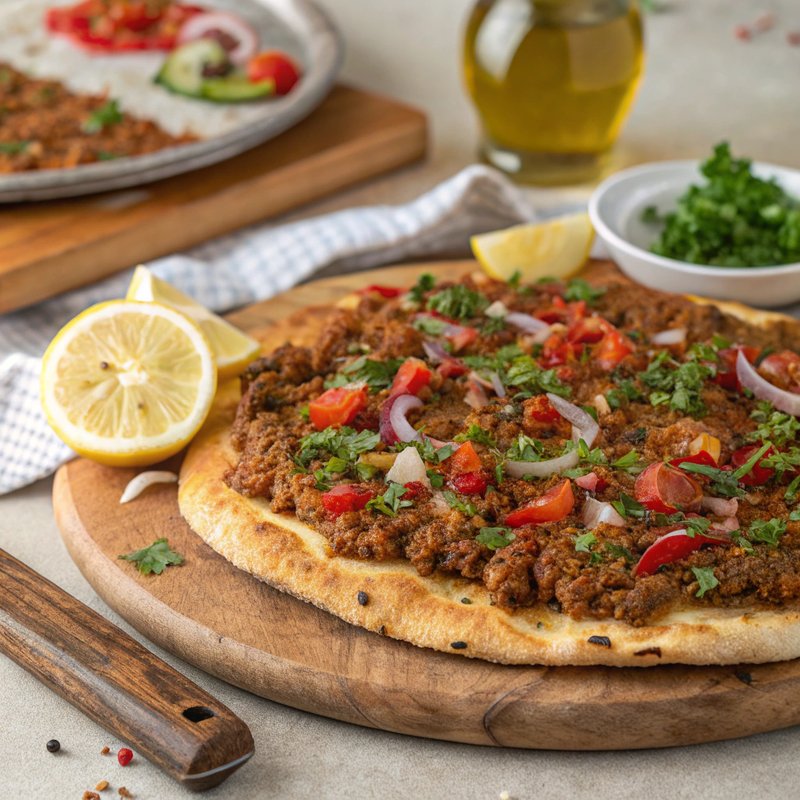 Lahmacun (Turkish Pizza)