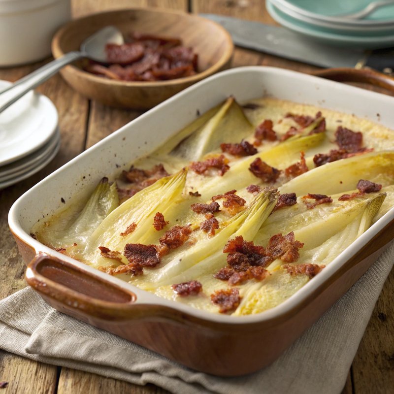 Endive and Bacon Gratin