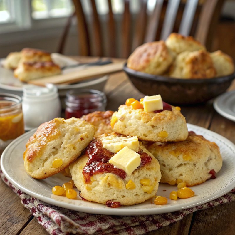 Corn and Cheddar Biscuits