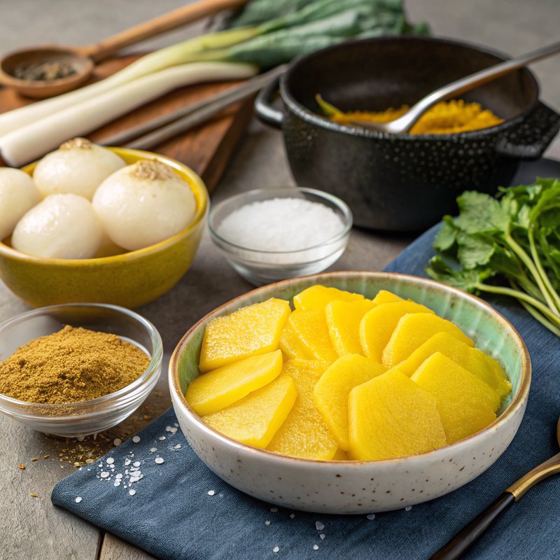Danmuji (Korean Pickled Radish)