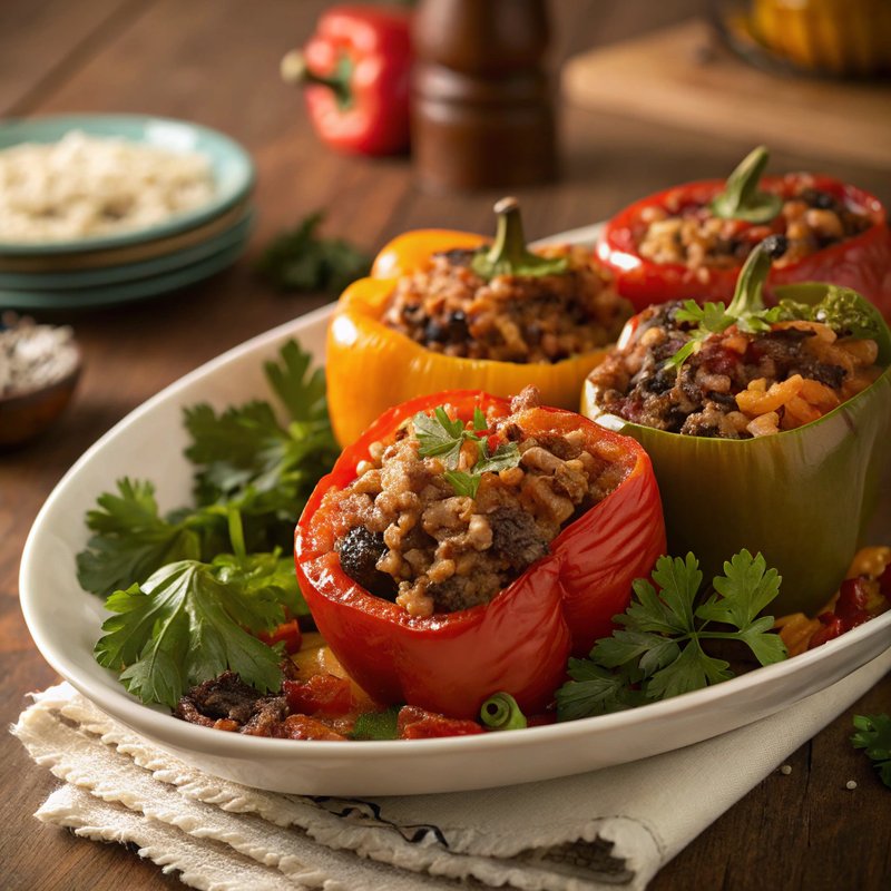 Stuffed Hot Peppers