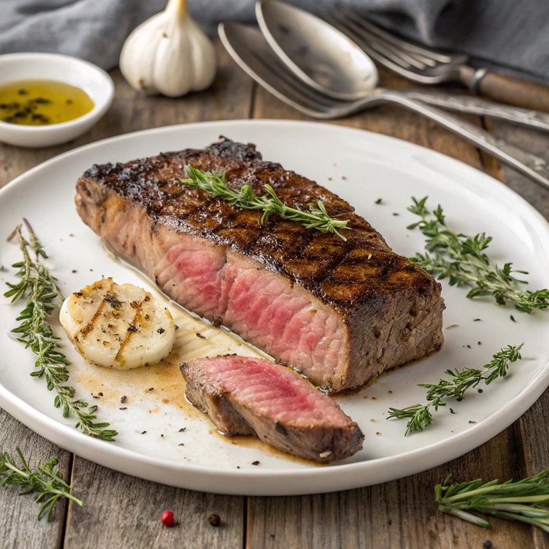 Perfectly Seared New York Strip Steak