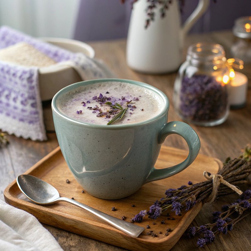 Enchanting Lavender Latte