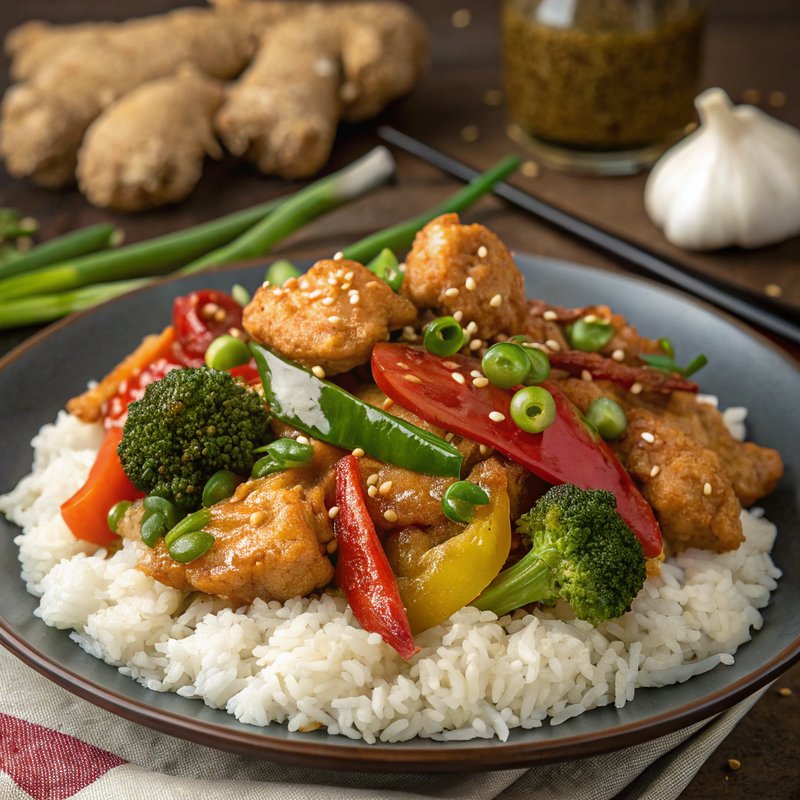 General Tso's Chicken Stir Fry