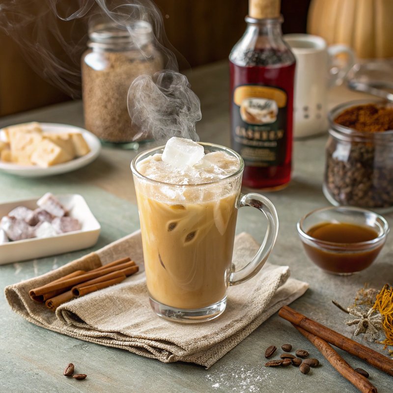 Spiked Iced Chai Tea Latte
