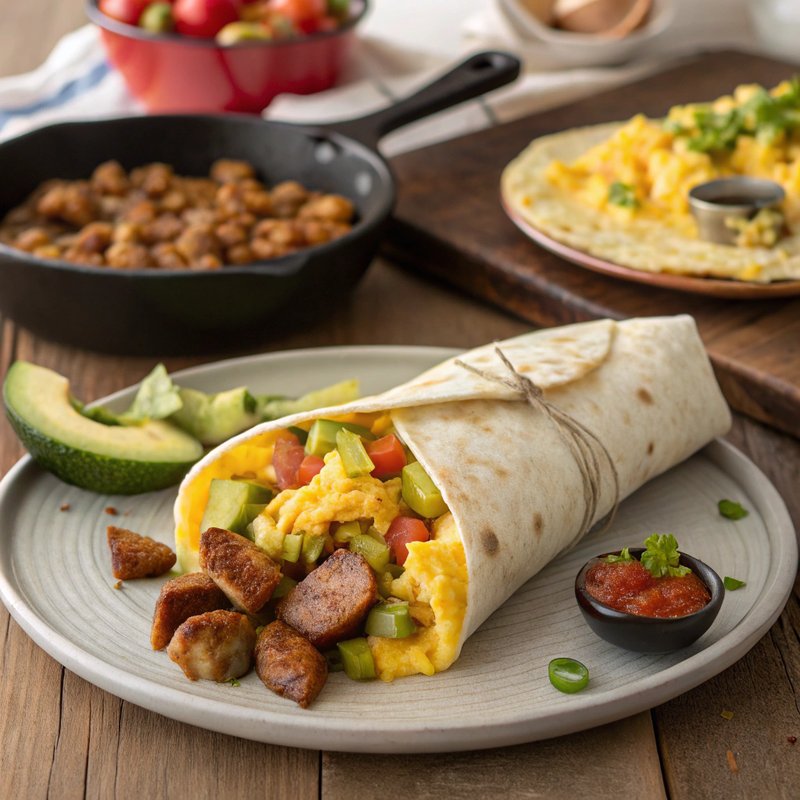 Sausage and Cheese Burrito
