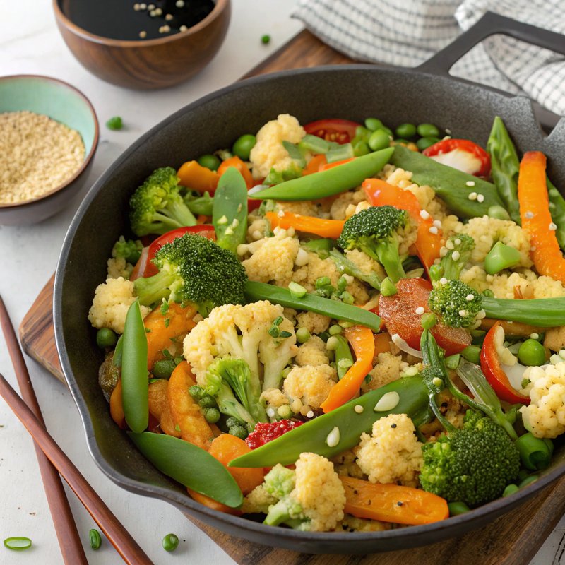 Vibrant Cauliflower Rice Stir Fry