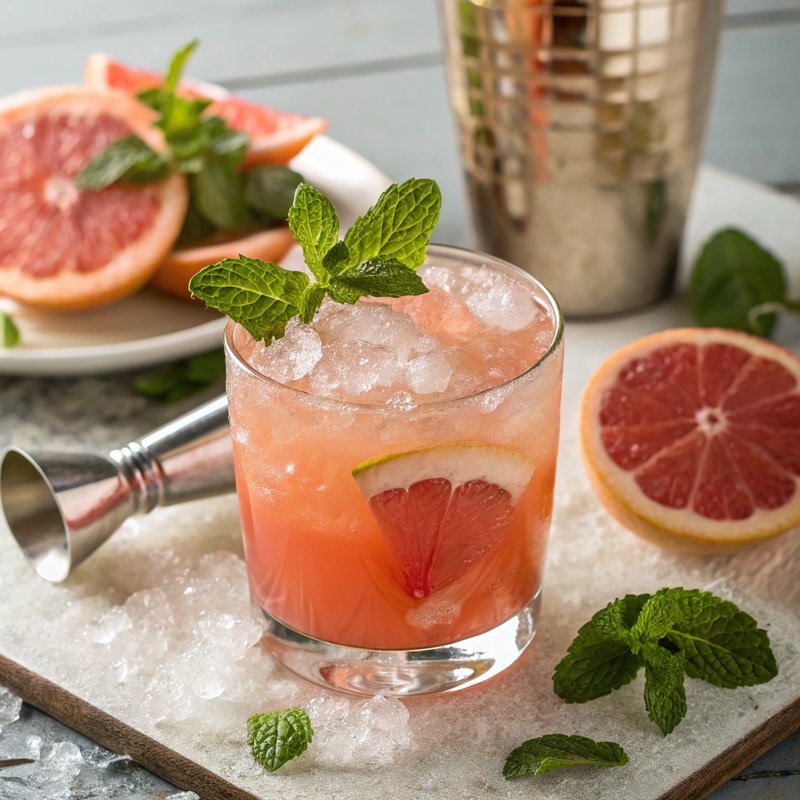 Enhanced Gin and Grapefruit Cocktail