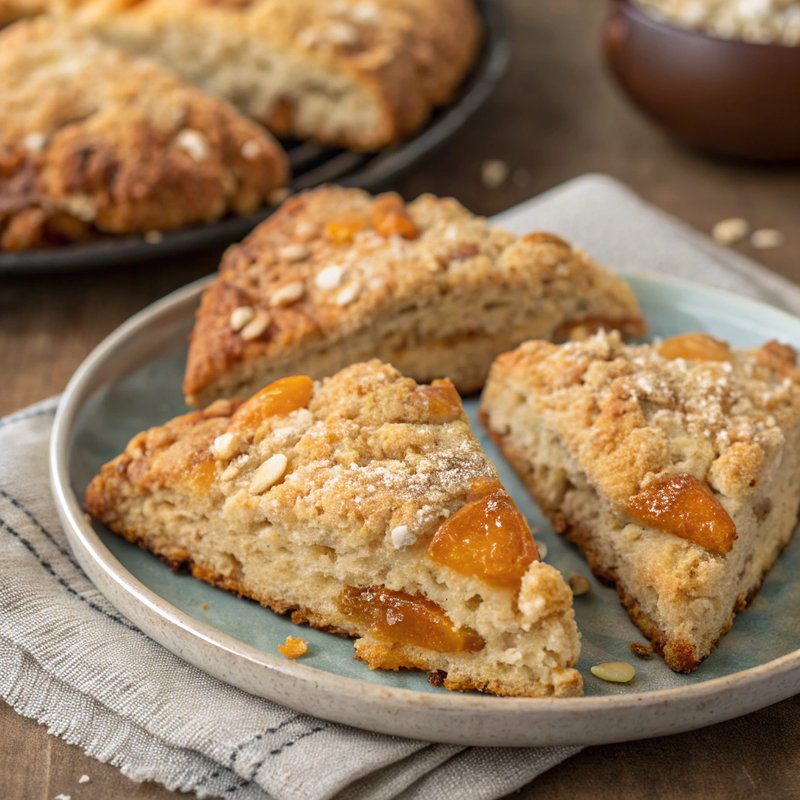 Apricot Crisp Scones