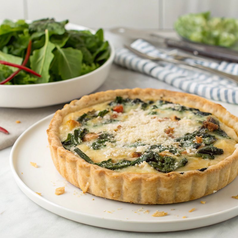 Swiss Chard and Gruyere Tart