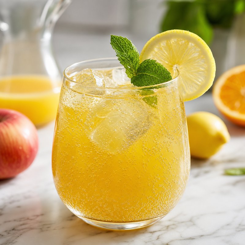 Homemade Trocadero - Experience the refreshing taste of Sweden with this homemade Trocadero. This delightful soft drink combines the crispness of apple, the zing of citrus