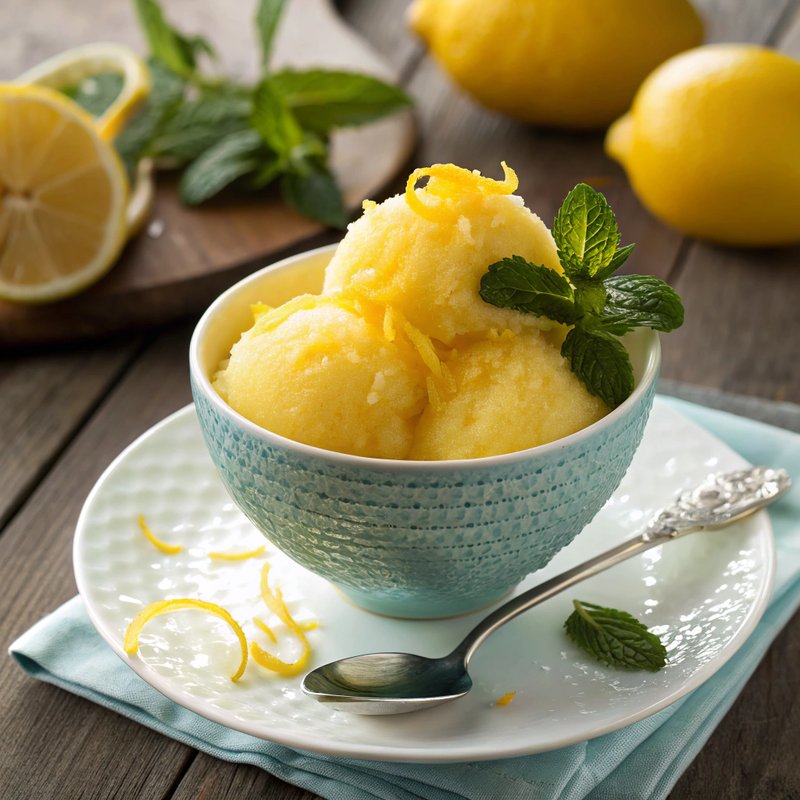 Meyer Lemon Sorbet
