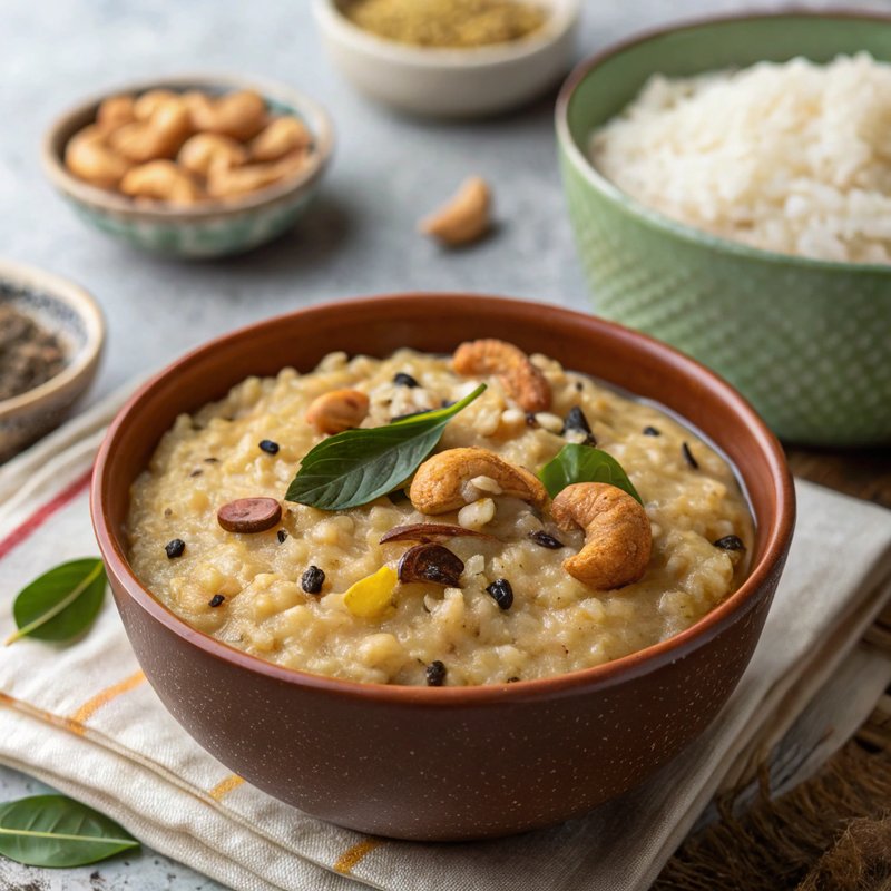 Authentic Ven Pongal