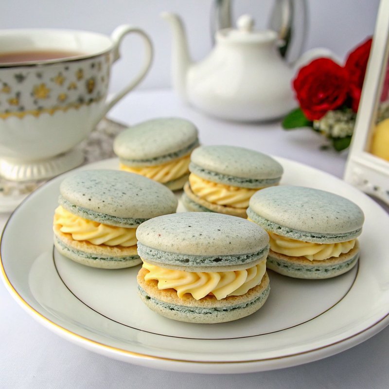 Earl Grey Macarons
