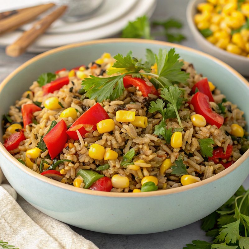 Enhanced Corn and Wild Rice Pilaf