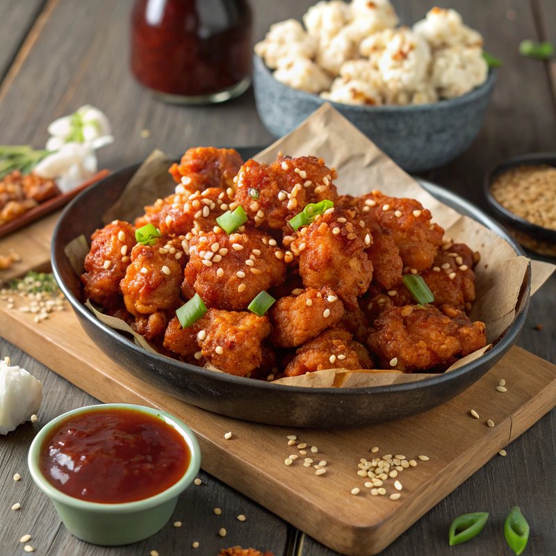 Gochujang Popcorn Chicken