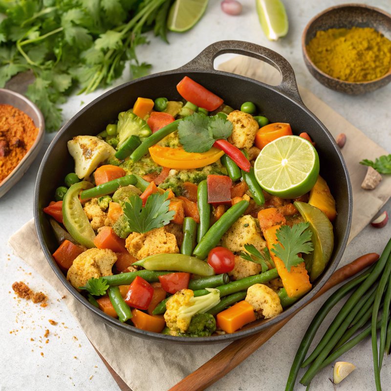 Aromatic Curry Vegetable Stir Fry