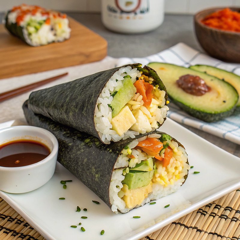 Sushi Inspired Breakfast Burrito