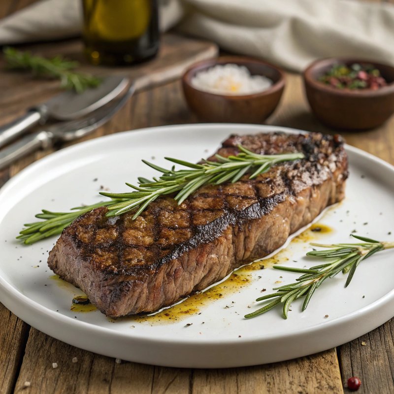 Herb-Infused Strip Loin Steak