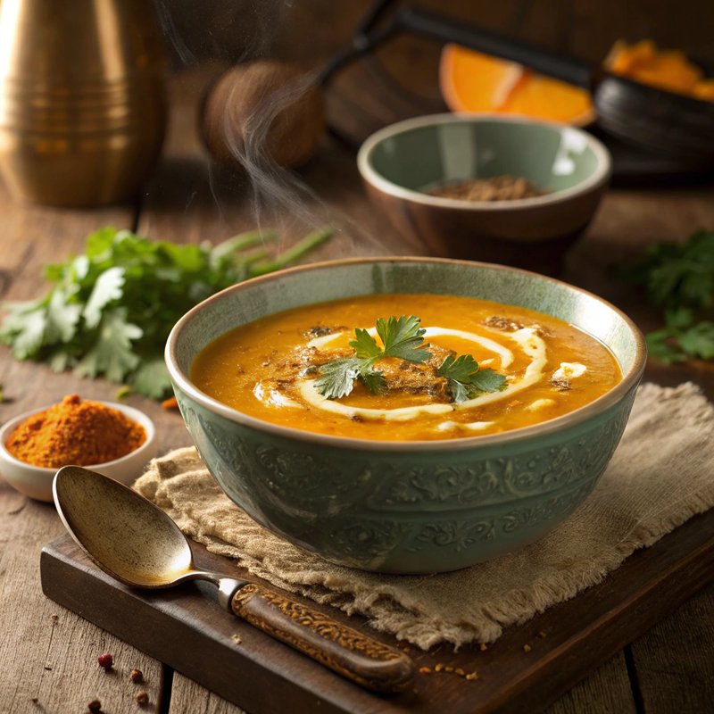 Creamy Carrot and Sweet Potato Soup