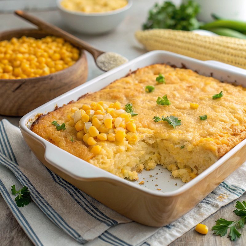 Enhanced Baked Corn Casserole