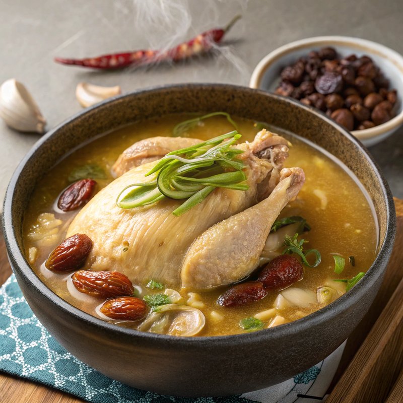 Samgyetang (Korean Ginseng Chicken Soup)