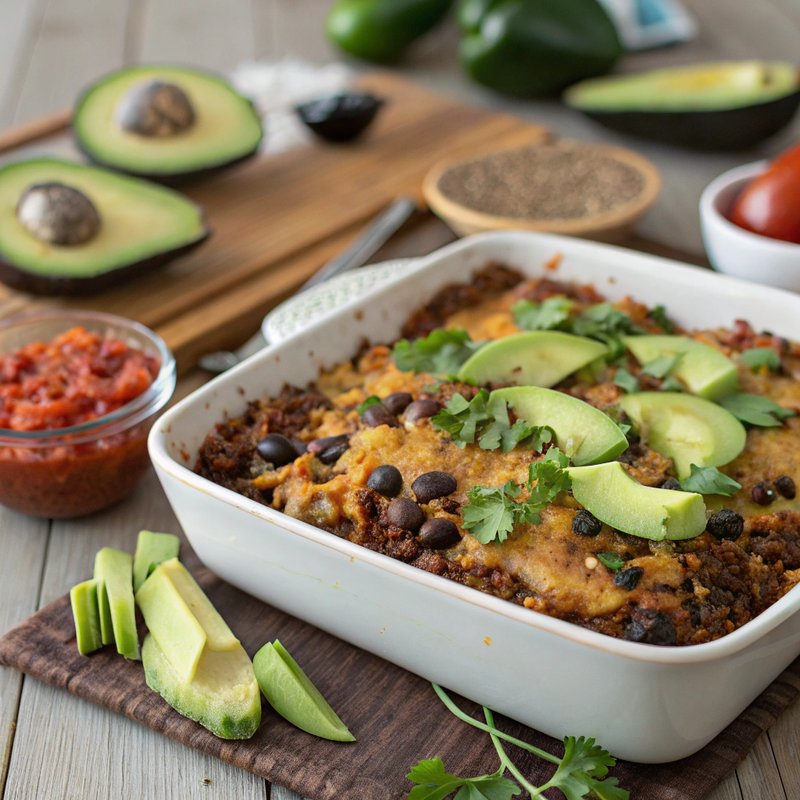 Gluten Free Mexican Quinoa Casserole