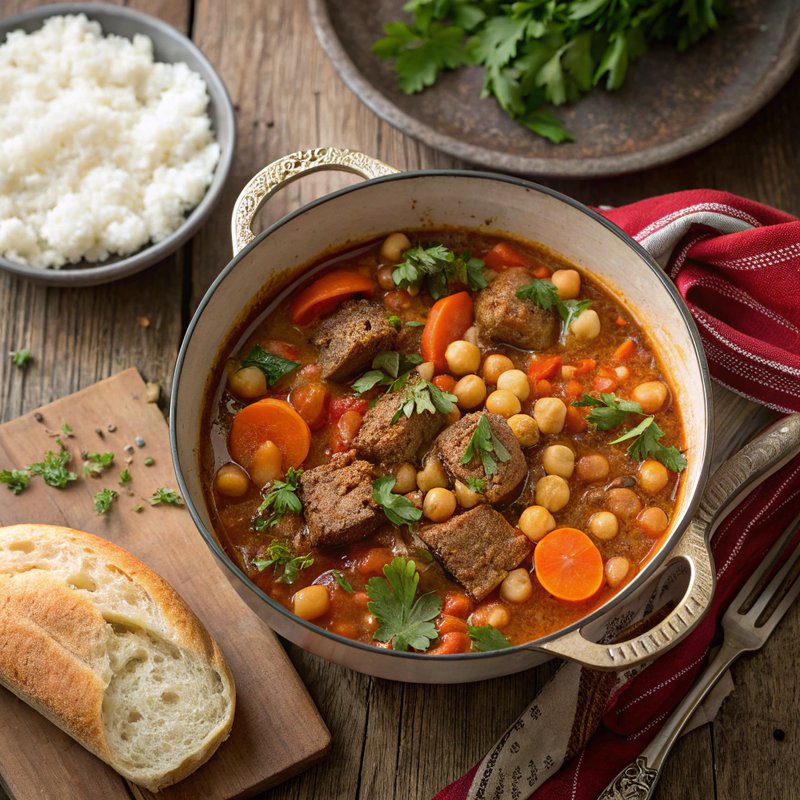 Moroccan Spiced Lamb Stew
