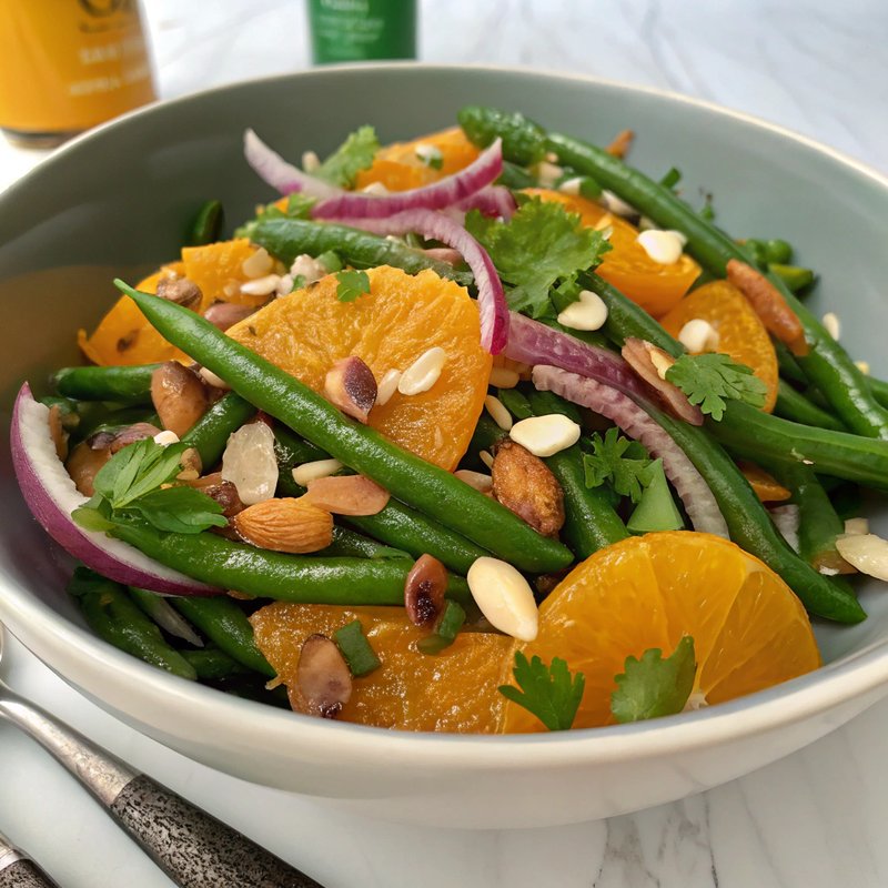 Crisp Green Bean and Orange Salad
