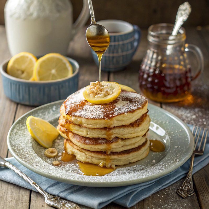 Ricotta Pancakes with a Lemon Twist