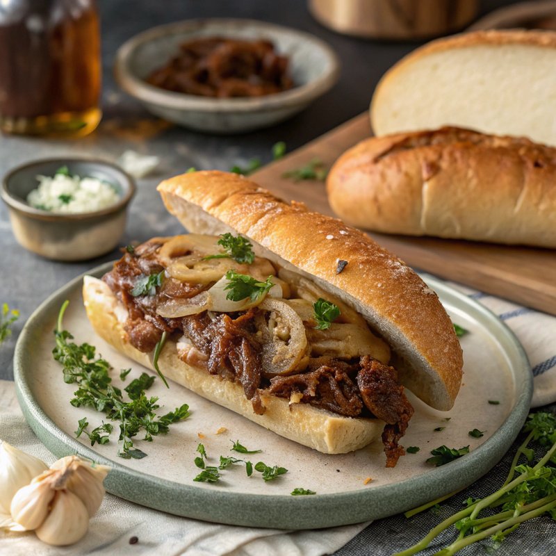 Philly Roast Pork Sandwich