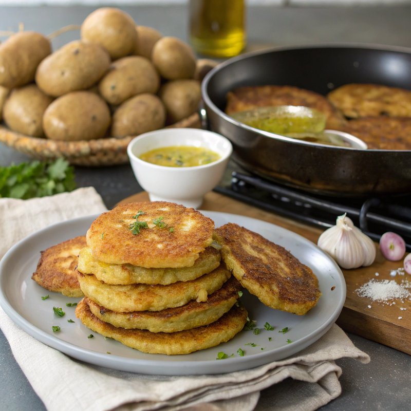 Milcaos - Traditional Chilean Potato Pancakes