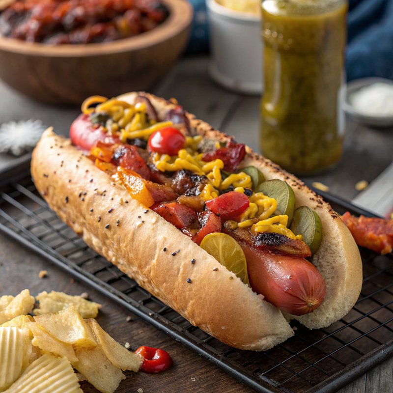 Ultimate Grilled Hot Dog